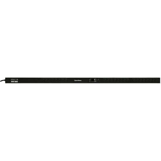 Picture of CyberPower PDU41101 100 - 120 VAC 20A Switched PDU - 24 Outlets, 10 ft, NEMA L5-20P (5-20P Adapter), Vertical, 0U, LCD, 3YR Warranty