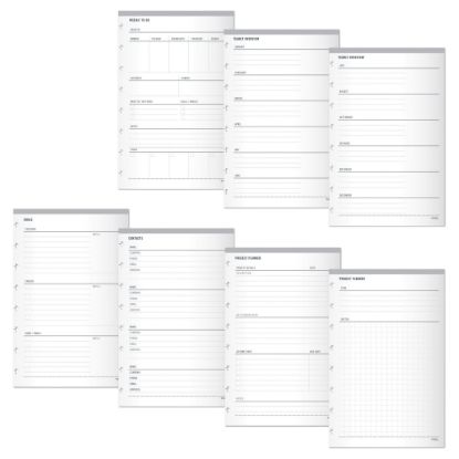 Picture of TUL Discbound Organizational Inserts, Junior Size, White, Pack Of 100 Inserts