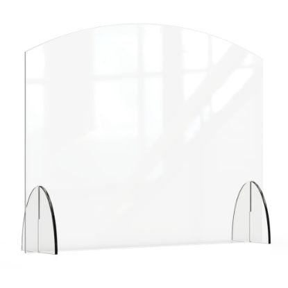 Picture of Rosseto Serving Solutions Avant Guarde Acrylic Sneeze Guard, 36in x 28in, Clear