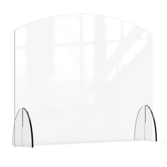 Picture of Rosseto Serving Solutions Avant Guarde Acrylic Sneeze Guard, 36in x 28in, Clear