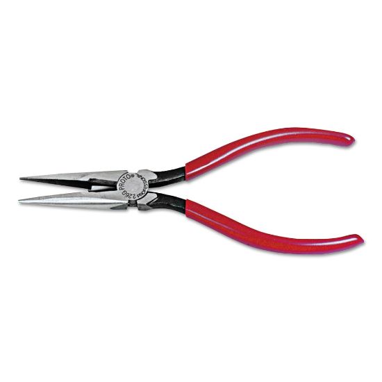 Picture of Ergonomics Side Cutting Needle Nose Pliers, Forged Alloy Steel, 6 5/8 in