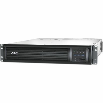 Picture of APC by Schneider Electric Smart-UPS 3000VA LCD RM 2U 120V with Network Card - 2U Tower - 3 Hour Recharge - 120 V AC Input - 120 V AC Output - Sine Wave - 6 x NEMA 5-15R, 2 x NEMA 5-20R