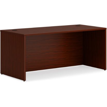 Picture of HON Mod 66inW Rectangle Desk Shell, Mahogany