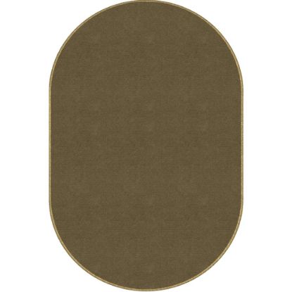 Picture of Flagship Carpets Americolors Rug, Oval, 7ft 6in x 12ft, Almond