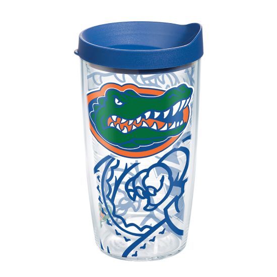 Picture of Tervis Genuine NCAA Tumbler With Lid, Florida Gators, 16 Oz, Clear