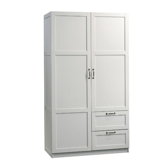 Picture of Sauder Select Storage Wardrobe Cabinet, 71-1/8inH x 40inW x 19-1/2inD, White