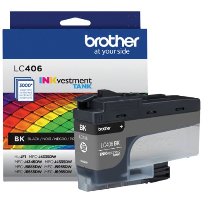 Picture of Brother LC406BK INKvestment Black Ink Tank