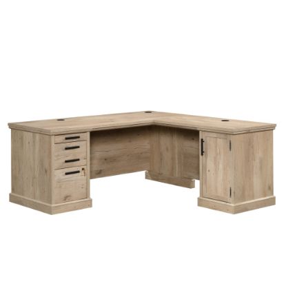 Picture of Sauder Mason Peak 72inW Commercial L-Shaped Computer Desk, Prime Oak