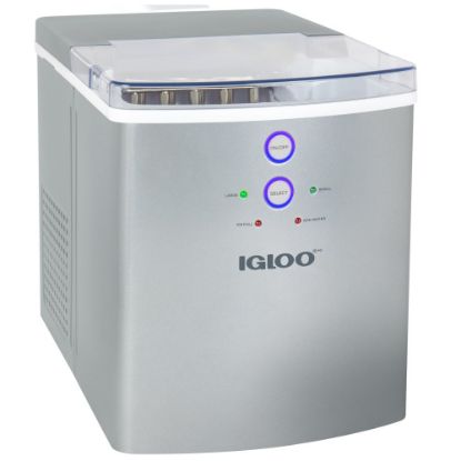 Picture of Igloo 33-Lb Automatic Portable Countertop Ice Maker Machine, Silver