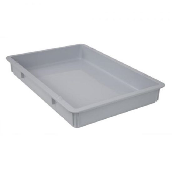 Picture of Quantum Food Service Dough Proofing Boxes, 25-3/4in x 18in x 3-5/16in, Gray, Set Of 6 Boxes