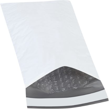 Picture of Partners Brand eCom Bubble-Lined Poly Mailers, 5in x 10in, White, Case Of 250