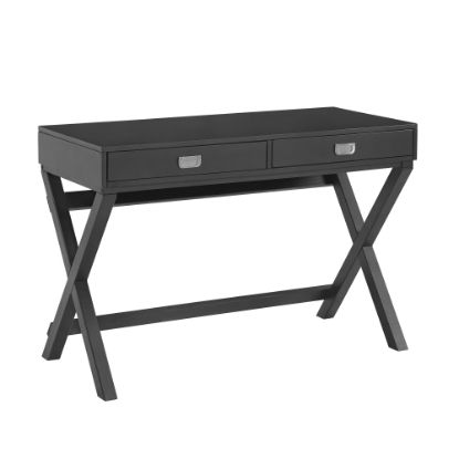 Picture of Linon Ari 44inW Home Office Writing Desk, Black