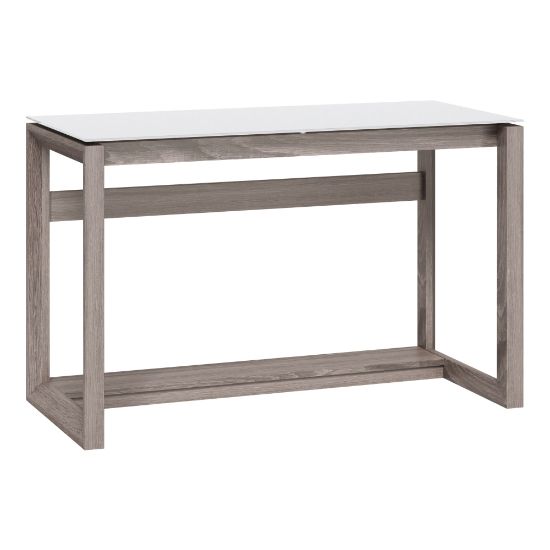 Picture of Whalen Cecile 48inW Writing Desk, Snowdrift White/Fossil Greige Oak