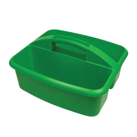 Picture of Romanoff Products Large Utility Caddy, 6 3/4inH x 11 1/4inW x 12 3/4inD, Green, Pack Of 3