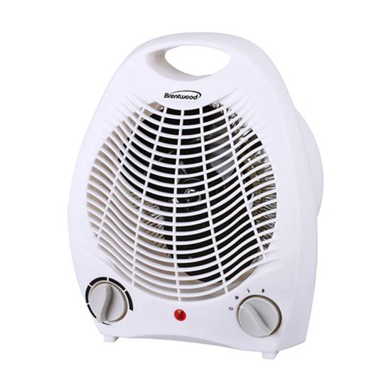 Picture of Brentwood 1500-Watt 2-In-1 Heater With Fan, 10in x 8in