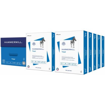 Picture of Hammermill Tidal Multi-Use Printer & Copy Paper, 10 Reams, White, Letter (8.5in x 11in), 5000 Sheets Per Case, 20 Lb, 92 Brightness