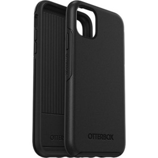 Picture of OtterBox iPhone 11 Symmetry Series Case - For Apple iPhone 11 Smartphone - Black - Drop Resistant - Synthetic Rubber, Polycarbonate - 1 Pack - Retail