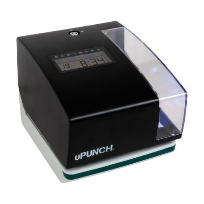 Picture of uPunch Digital Time Clock And Date Stamp, 5.6inH x 6.5inW x 6.8inD, CR1000