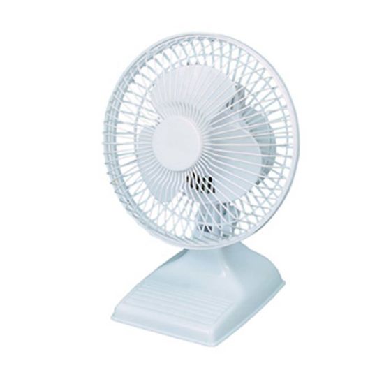 Picture of Optimus Personal Table Fan, 9inH x 6inW x 6inD, White