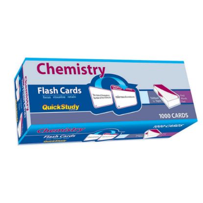 Picture of QuickStudy Flash Cards, 4in x 3-1/2in, Chemistry, Pack Of 1,000 Cards