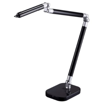 Picture of BLACK+DECKER PureOptics Summit Flex Ultra Reach LED Clamp-On Desk Lamp, Adjustable, 29 1/2inH, Black