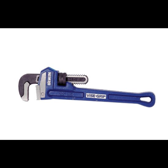 Picture of Cast Iron Pipe Wrench, Forged Steel Jaw, 12 in