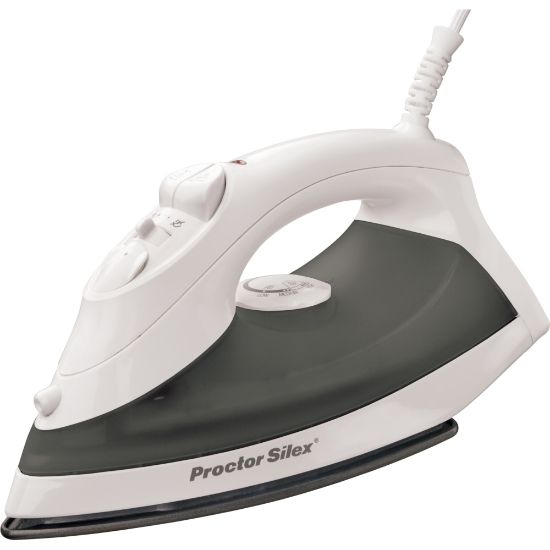 Picture of Proctor Silex 17202 Clothes Iron - Automatic Shut Off - 8.99 fl oz Reservoir Capacity - 1200 W - White