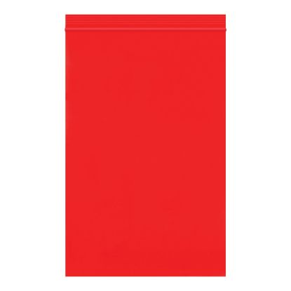 Picture of Partners Brand 2 Mil Colored Reclosable Poly Bags, 6in x 9in, Red, Case Of 1000