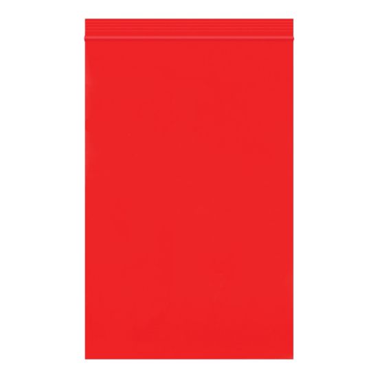 Picture of Partners Brand 2 Mil Colored Reclosable Poly Bags, 6in x 9in, Red, Case Of 1000