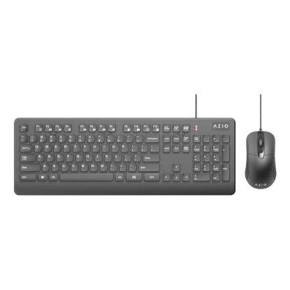 Picture of Azio KM535 USB Mouse And Keyboard With Antimicrobial Protection, AZI917800F048