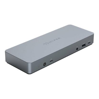 Picture of HyperDrive 14-Port USB-C Docking Station, 1-1/8inH x 8-5/16inW x 3-3/16inD, Gray, HD-GD1000