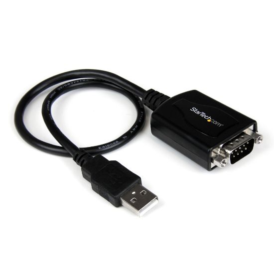 Picture of StarTech.com USB to Serial Adapter - Prolific PL-2303 - COM Port Retention - USB to RS232 Adapter Cable - USB Serial - Add an RS-232 serial port to your laptop or desktop computer through USB; features COM port retention - USB to Serial