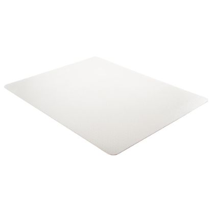 Picture of Deflecto Earth Source Chair Mat For Commercial Pile Carpets, Straight Edge, 36in x 48in, Clear