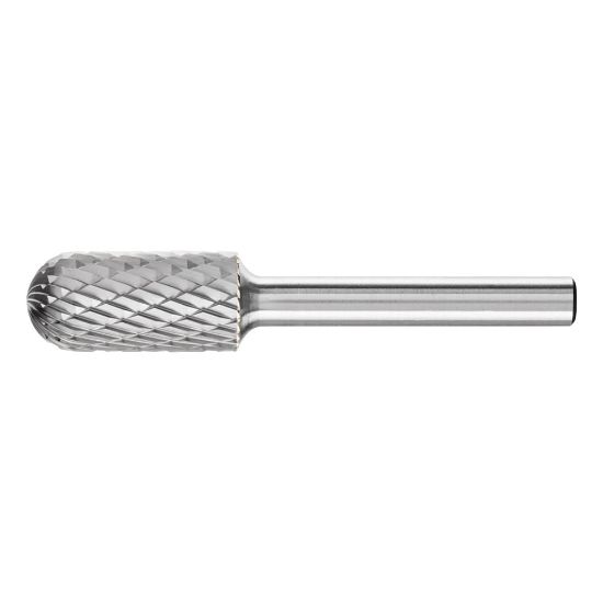 Picture of Carbide Cylindrical/Radius Bur Bit, 1/2Dia. x 1L Cut, 1/4 Shank, Alt. Diamond