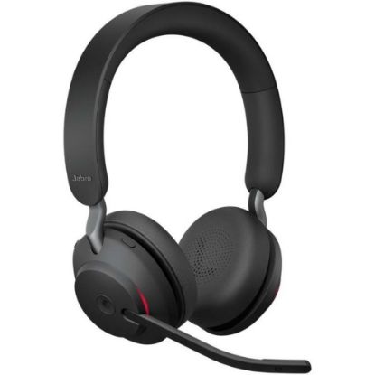 Picture of Jabra Evolve2 65 Headset - Stereo - USB Type C - Wireless - Bluetooth - Over-the-head - Binaural - Supra-aural - Black