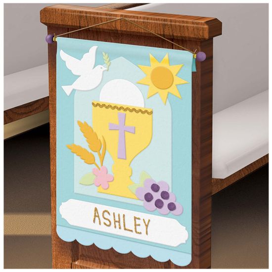 Picture of Amscan Religious Pew Banner Decorating Kits, Multicolor, Pack Of 3 Kits