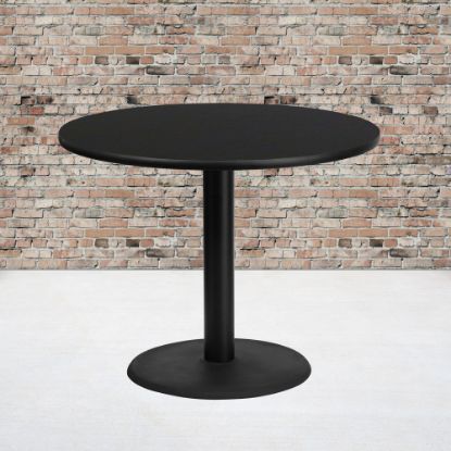 Picture of Flash Furniture Round Hospitality Table, 31-1/8inH x 36inW x 36inD, Black