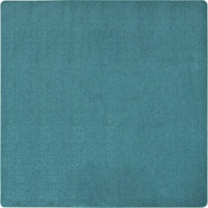 Picture of Joy Carpets Kid Essentials Solid Color Square Area Rug, Endurance, 6ft x 6ft, Mint