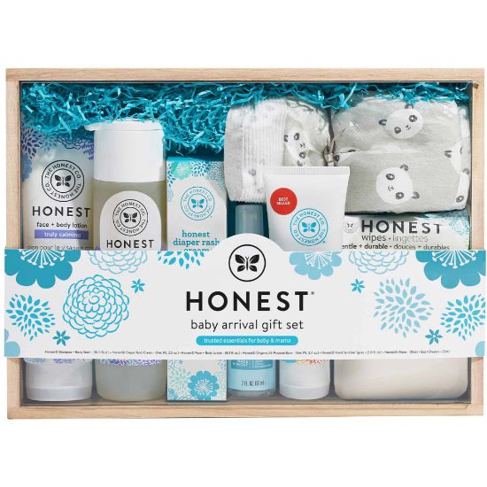 Picture of The Honest Company Baby Arrival Gift Set, Lavender Scent, 4.4 Lb, Blue