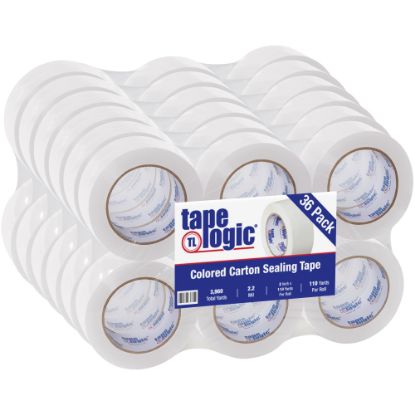 Picture of Tape Logic Carton Sealing Tape, 2in x 110 Yd., White, Case Of 36