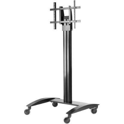 Picture of Peerless-AV SmartMount S560M Height-Adjustable Metal Flat-Panel Cart, 68 7/16inH x 35inW x 29inD, Black