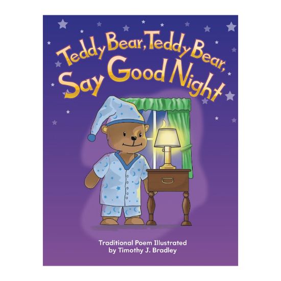 Picture of Teacher Created Materials Big Book, Teddy Bear Teddy Bear Say Goodnight, Pre-K - Grade 1