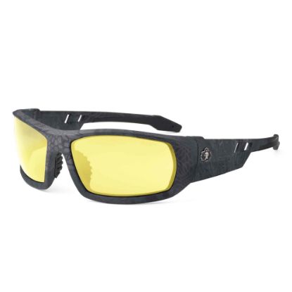 Picture of Ergodyne Skullerz Safety Glasses, Odin, Kryptek Typhon Frame, Yellow Lens