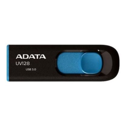 Picture of ADATA DashDrive UV128 - USB flash drive - 16 GB - USB 3.0 - black/blue