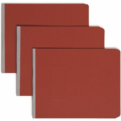 Picture of Smead Premium Pressboard Report Cover, 8-1/2in x 11in, 100% Recycled, 2in Capacity, Red