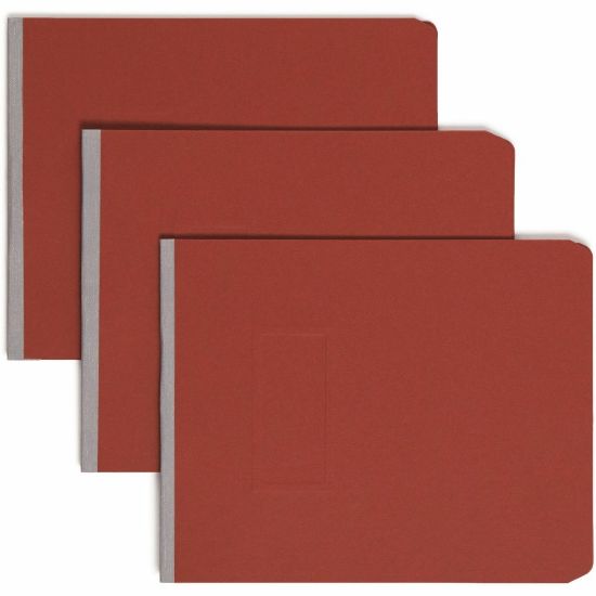 Picture of Smead Premium Pressboard Report Cover, 8-1/2in x 11in, 100% Recycled, 2in Capacity, Red