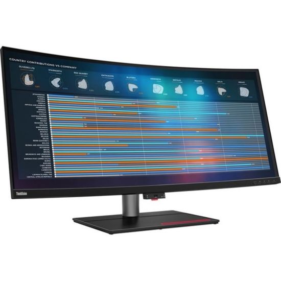 Picture of Lenovo ThinkVision P40w-20 39.7in 5K2K WUHD Curved Screen WLED LCD Monitor