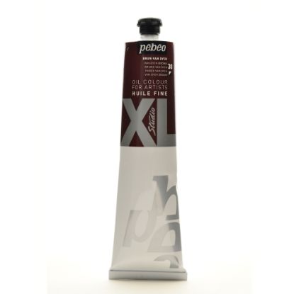 Picture of Pebeo Studio XL Oil Paint, 200 mL, Van Dyck Brown, Pack Of 2