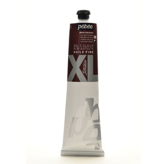 Picture of Pebeo Studio XL Oil Paint, 200 mL, Van Dyck Brown, Pack Of 2