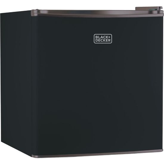 Picture of Black+Decker BCRK17B 1.7 Cubic-ft Refrigerator/Freezer (Black) - 1.70 ft� - Reversible - Black